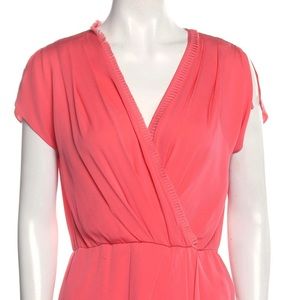 Pink Diane von Furstenberg Silk Wrap Dress - SZ: 8